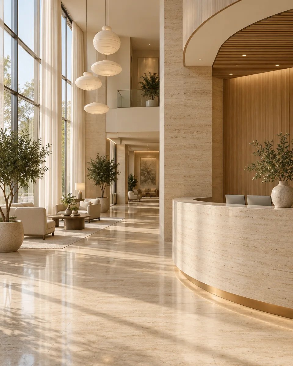 Modern interior of the partner AACSH hospital